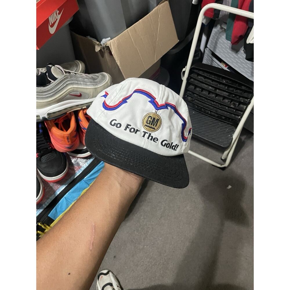 VTG GM Go for the Gold Hat Snapback made in USA Olympics